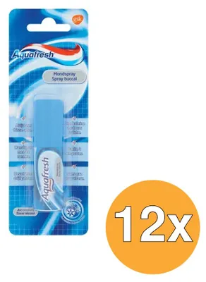 Produktbild von 12x Aquafresh Mundspray (15 ml)