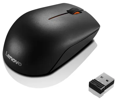 Produktbild von Lenovo 300, Beidhändig, Laser, RF Wireless, 1000 DPI, Schwarz