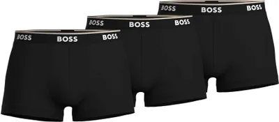 Produktbild von BOSS Hugo Herren Trunk 3p Co/EL Boxershorts, New - Black1, S