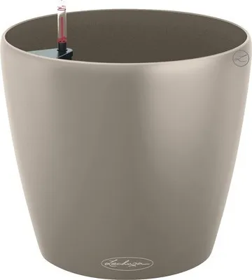 Obrázok produktu pre Lechuza Classico Color plastový kvetináč Ø 68 cm H 65 cm pieskovo hnedý vrátane zavlažovacieho systému, substrátu a indikátora hladiny vody