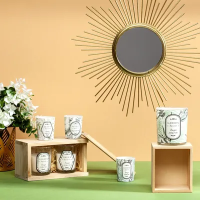 Zdjęcie produktu dla Świeca w drewnianym pudełku "Nature" (zestaw 2 sztuk)