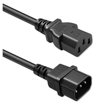 Zdjęcie produktu dla Kabel Zasilający Qoltec Iec C13 | C14 | 3*1.0Mm2 | 2M