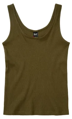 Productafbeelding van Damen tanktop BRANDIT 44012, kleur: olijfgroen, maat: L