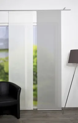 Produktbild von Home Wohnideen Schiebevorhang Bambus-Optik Rom 260 x 60 cm Grau