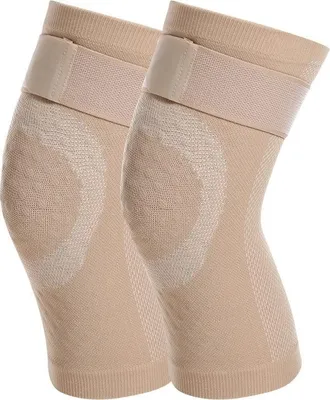 Produktbild von INF Sommerliche dünne Kniepolster - Atmungsaktiver & komfortabler Halt Beige XXL