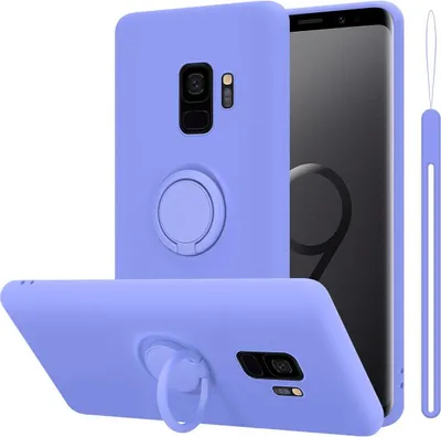 Produktbild von Cadorabo Hülle für Samsung Galaxy S9 Schutz Hülle in Lila Handyhülle TPU Etui Case Cover