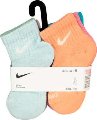 Produktbild von Nike Kids Dri-fit Performance Basic Quarter Socken 6 Paare Mehrfarbig EU 29-31 Jungen Mehrfarbig EU 29-31