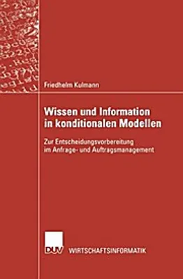 Obrázek produktu pro Wissen und Information in konditionalen Modellen