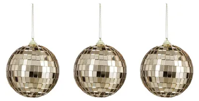 Productafbeelding van Spiegelball champagne, 3 stuks