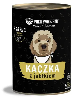 Zdjęcie produktu dla PAKA ZWIERZAKA Seventh Heaven Kaczka z jabłkiem - mokra karma dla psów - 400g