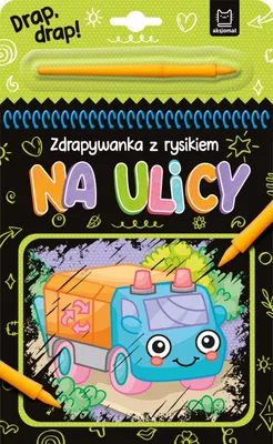 Produktbild von Zdrapywanka z rysikiem Na ulicy / Aksjomat