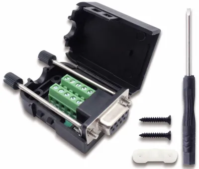 Produktbild von QUADRIOS, 2010C247, USB-Modular-Set, D-Sub, Buchse, Einbau horizontal, Polzahl 9