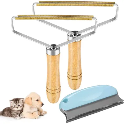Produktbild von Fusselrolle, Fusselroller, tragbare Fusselrolle (3er-Pack), wiederverwendbarer Fusselrasierer für Teppiche, Kleidung und Tierhaare