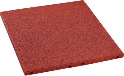 Produktbild von Fallschutzplatte 40 x 40 x 2,5 cm oxydrot