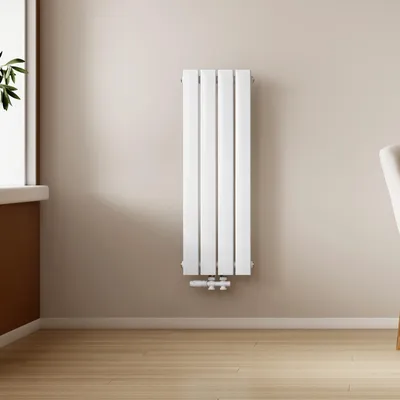 Produktbild von EMKE Heizkörper Flach 90 x 30,4 cm Einlagig 297 W Weiß Design Paneelheizkörper