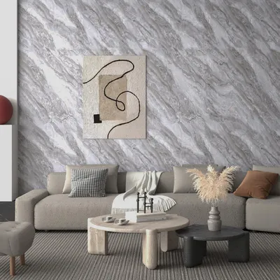 Imagen del producto de Película autoadhesiva con efecto mármol para decoración de interiores