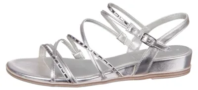 Produktbild von Tamaris Damen Sandale Riemchen Sandalette 1-28103-42, Größe:40 EU, Farbe:Silber