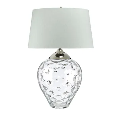 Immagine prodotto di Lampada da tavolo a LED, acciaio, vetro, trasparente, h 78,7 cm