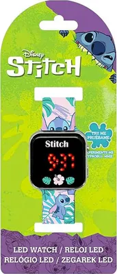 Image de Montre numérique LED Stitch pour enfants EUROSWAN LAS4091