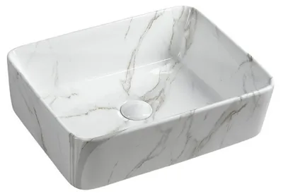 Produktbild von Sapho DALMA Keramik-Waschtisch 48x38 cm, carrara
