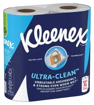 Obrázek produktu pro Kuchyňské utěrky Kleenex Clean Ultra, 2 ks