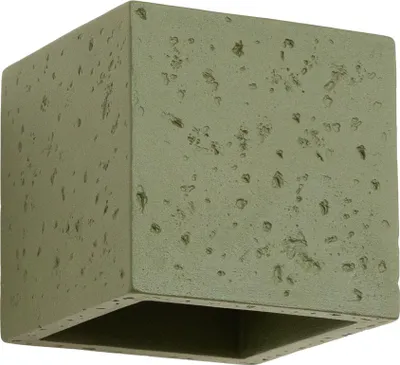 Produktbild von Wandleuchte QUAD beton olivgrün 1xG9 8W Beton 10x12x10cm Sollux Lighting