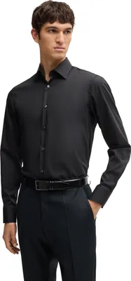 Produktbild von Hugo Boss Black Business-Hemd Schwarz