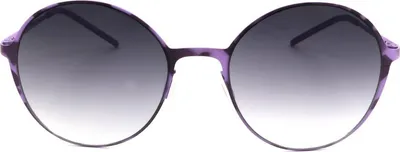 Image de Italia Independent MOD 0201 I THIN METAL, monture en métal, couleur violet camouflage, dimensions 51/19/135, lunettes de soleil unies