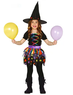 Obrázok produktu pre Fiestas Guirca Detský kostým čarodejnice Halloween 7-9 rokov