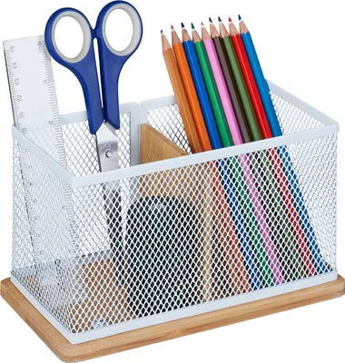 Edelstahl Stiftehalter Für Die Wand - Netzdesign Für Büro & Homeoffice