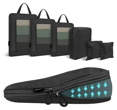 Productafbeelding van Compressieverpakkingskubussen voor Koffers, 6 Stuks