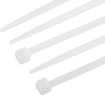 Obrázok produktu pre alca® káblové pásky 3,6*300 mm 100 ks biele 18 kg pevnosť v ťahu odolné voči UV žiareniu pre vnútorné a vonkajšie upevnenie káblov nylon odolný voči teplote