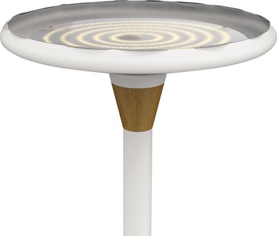 Unilux LED-Deckenfluter BALY BAMBOO weiß-bambus, dimmbar, 44.6 W, 37 kWh, 3000K