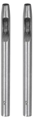 Lochstanze 5 mm, 2er-Set, Kohlenstoffstahl, für Leder & Handwerk