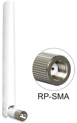 Image de DELOCK WL-Antenne RP-SMA 2 4 dBi omni Gelenk weiß