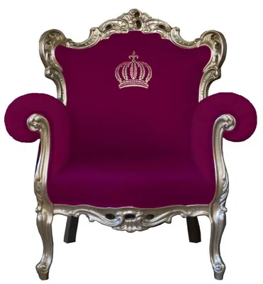 Produktbild von Pompöös by Casa Padrino Luxus Barock Sessel Pink / Gold - Pompööser Barock Sessel designed by Harald Glööckler