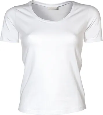 Produktbild von Tee Jays 450 | Ladies Stretch Damen T-Shirt - Farbe: White - Größe: S
