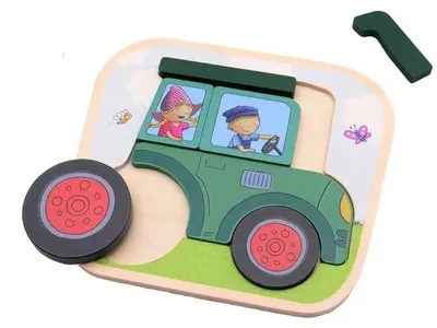 Image de Joueco Fien & Teun Puzzle Tracteur