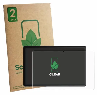 Produktbild von 2x ScreenLeaf Schutzfolie für Whitedeer WHTG1301 10.1" nachhaltiger Displayschutz Display Schutz Folie Klar Transparent