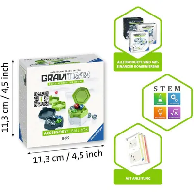 Obrázek produktu pro Ravensburger GraviTrax Accessory Ball Box aktivní/dovednostní příslušenství k hračkám