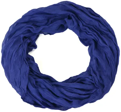 Produktbild von Crinkle Schal Rund Marine