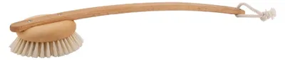Produktbild von Redecker Badebürste, rund, helle Borste,  gebogener Stiel