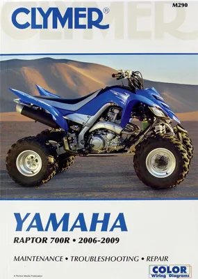 Image de Clymer Yamaha Raptor 700R Motorcycle Repair Manual