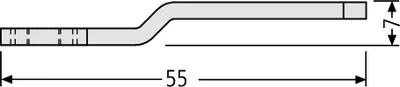 Produktbild von RENZ Riegel gekröpft 97-9-00362