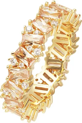 Produktbild von Xenox Damen 925 Sterling Silber Ring mit Zirkonia in goldfarben - SUNNY CRUSH - XS2140G, Ringgröße (Durchmesser):54 (17.2 mm Ø)