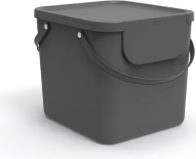Image de ROTHO Corbeille Albula 40l 39,8x35,8x33,9cm anthracite