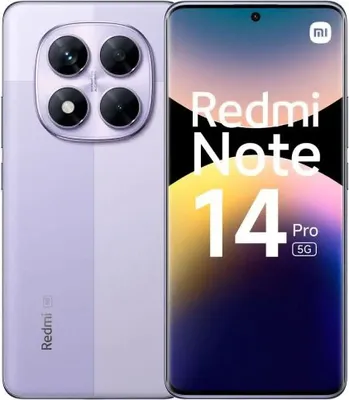 Zdjęcie produktu dla Xiaomi Redmi | Note 14 Pro | Aurora Purple | 6,67 " | AMOLED | 2400 x 1080 pikseli | Mediatek | Wewnętrzna pamięć RAM 8 GB | 256 GB | Dual SIM | 4G | Rozdzielczość aparatu głównego 200+8+2 MP | Rozdzielczość aparatu dodatkowego