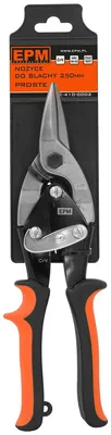 Produktbild von Gerade Blechschere Cr-V 250 - E-410-0002