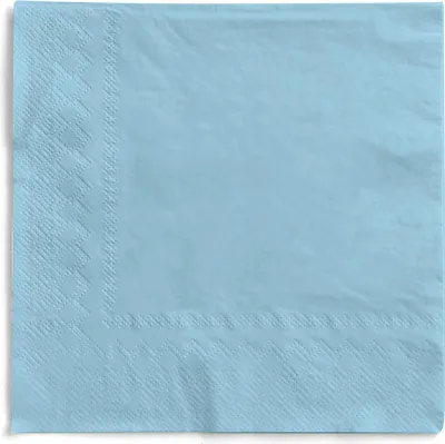 Produktbild von MANK Serviette in Hellblau aus Tissue 3-lagig, 33 x 33 cm, 100 Stück