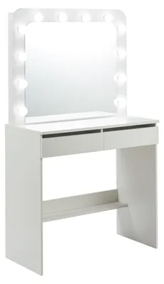 Obrázek produktu pro Toaletní stolek LEOMAR s LED osvětlením - bílý